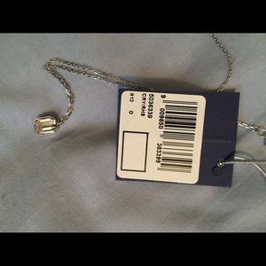 Clear Swarovski crystal necklace
